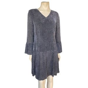 The Limited Ruffle Long Sleeve Textured Women’s Dress